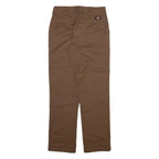 DICKIES Mens Trousers Brown Regular Straight W29 L30