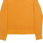 GANT Mens Orange Plain Cotton Jumper Crew Neck Basic Knit S Lightweight