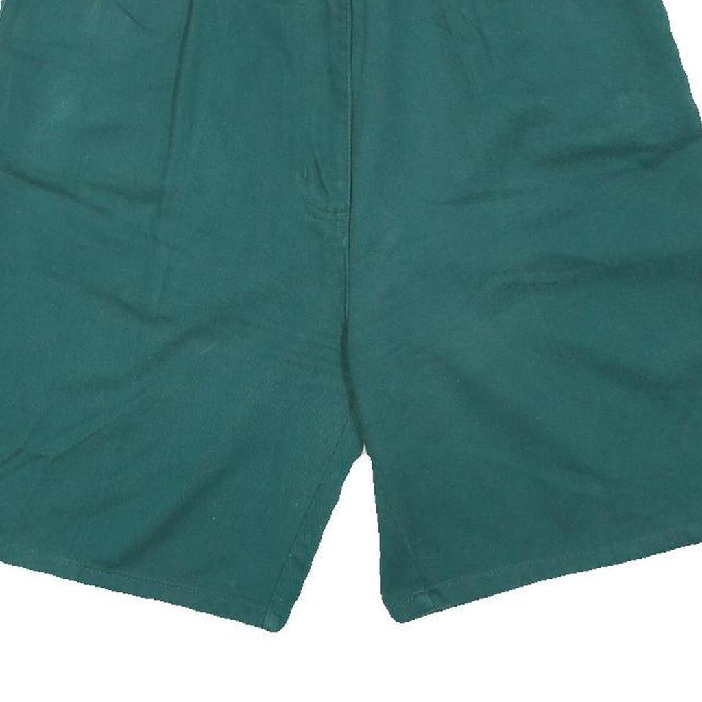 CAROLINA BAY Womens Shorts Green Casual Cotton Blend M W30 Comfortable