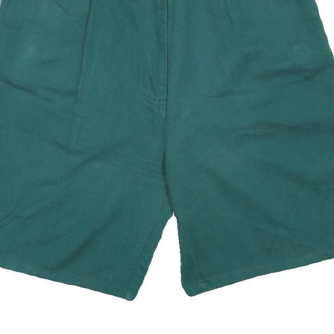 CAROLINA BAY Womens Shorts Green Casual Cotton Blend M W30 Comfortable
