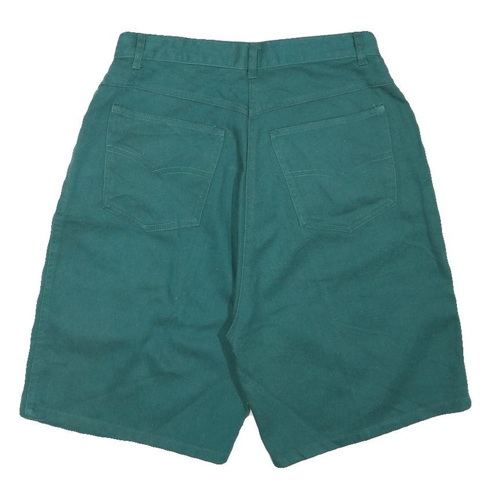 CAROLINA BAY Womens Shorts Green Casual Cotton Blend M W30 Comfortable