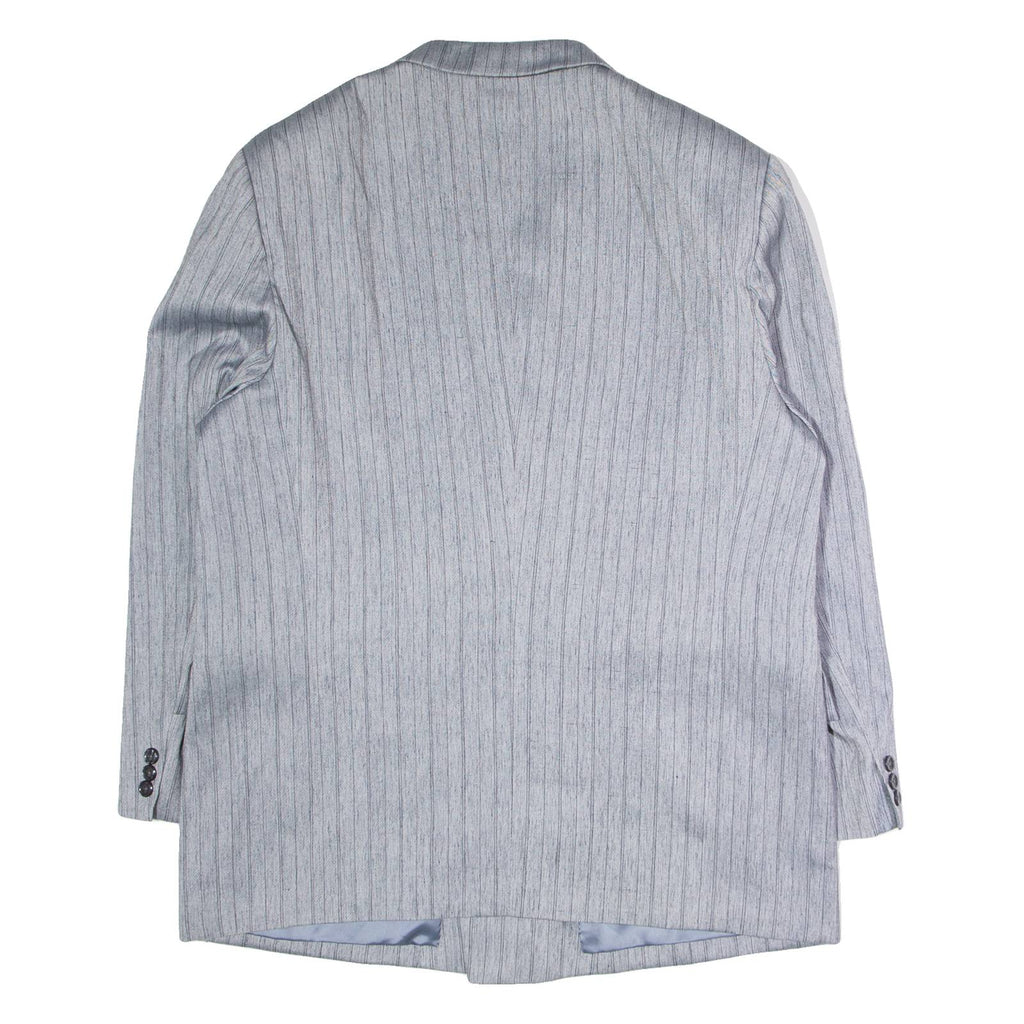 NAM CHOKE Mens Blazer Jacket Grey Pinstripe XL