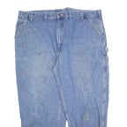 CARHARTT Mens Regular Fit Blue Denim Cotton Blend Jeans W46 L30 Workwear