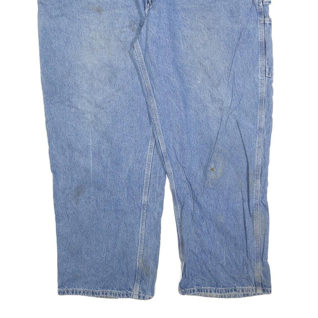 CARHARTT Mens Regular Fit Blue Denim Cotton Blend Jeans W46 L30 Workwear