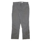 CARHARTT Mens Jeans Grey Relaxed Straight Denim Fair W34 L30 Workwear Zip