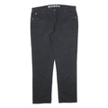 DICKIES Mens Cotton Blend Black Slim Straight Trousers W40 L32 Workwear Casual