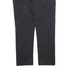 DICKIES Mens Cotton Blend Black Slim Straight Trousers W40 L32 Workwear Casual