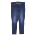 LEVI'S 711 Womens Slim Skinny Denim Medium Blue W33 L30 Classic Zip Jeans