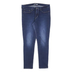 LEVI'S 711 Womens Slim Skinny Denim Medium Blue W33 L30 Classic Zip Jeans