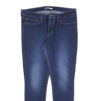 LEVI'S 711 Womens Slim Skinny Denim Medium Blue W33 L30 Classic Zip Jeans