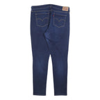 LEVI'S 711 Womens Slim Skinny Denim Medium Blue W33 L30 Classic Zip Jeans