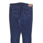 LEVI'S 711 Womens Slim Skinny Denim Medium Blue W33 L30 Classic Zip Jeans