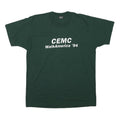 THE BEST Mens Green CEMC WalkAmerica 94 Classic L Short Sleeve Crew Neck Printed