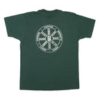 THE BEST Mens Green CEMC WalkAmerica 94 Classic L Short Sleeve Crew Neck Printed