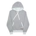 CHAMPION Mens Grey Contrast Trim Pullover Hoodie S Lightweight Drawstring