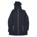 TOMMY HILFIGER Womens Blue Hoodie Jacket S Polyester Blend Zip Hooded Casual