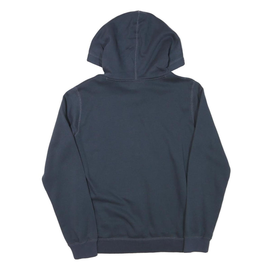 CHAMPION Womens Navy Blue Hoodie L Cotton Blend Pullover Casual