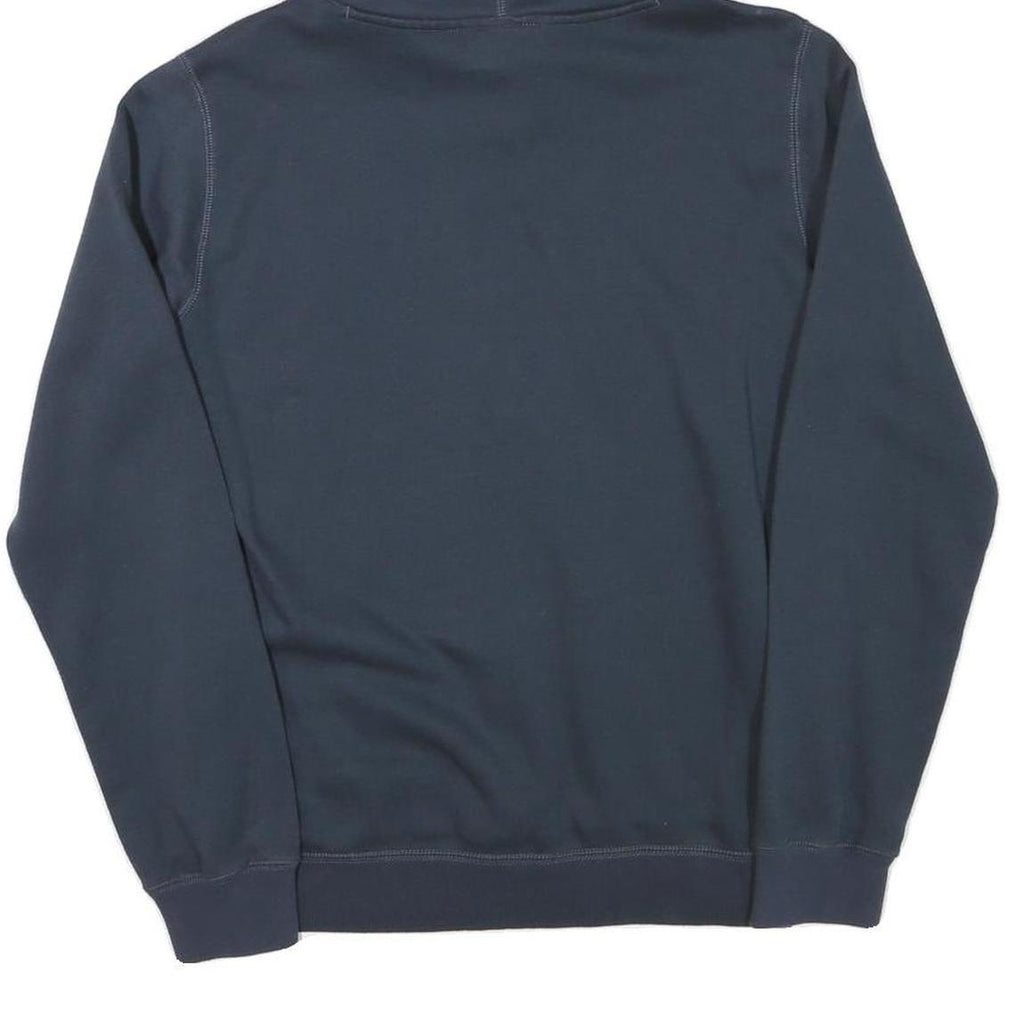 CHAMPION Womens Navy Blue Hoodie L Cotton Blend Pullover Casual