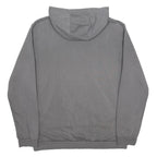 ADIDAS Mens Grey Hoodie L Cotton Blend Pullover Sports Casual Sweatshirt