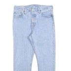 LEVI'S 501 Womens Jeans Light Blue Regular Straight Denim Stone Wash W29 L24