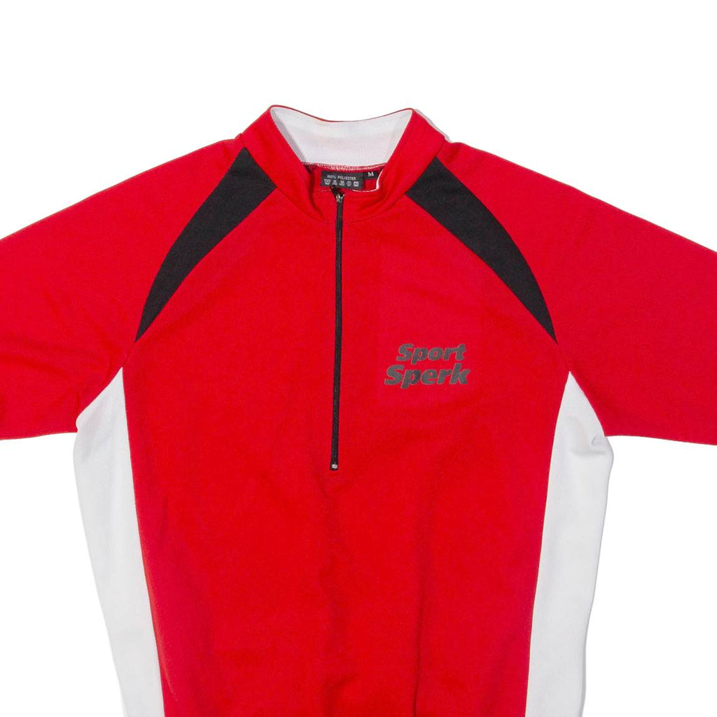 SPORT SPERK Cycling Mens Jersey Red 1/2 Zip M