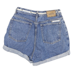 LAWMAN Womens Denim Blue Casual Shorts M W28 Cotton Blend Rolled Hem