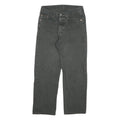 LEVI'S Mens Regular Fit Black Denim Jeans W30 L27 Classic Style Zip Closure