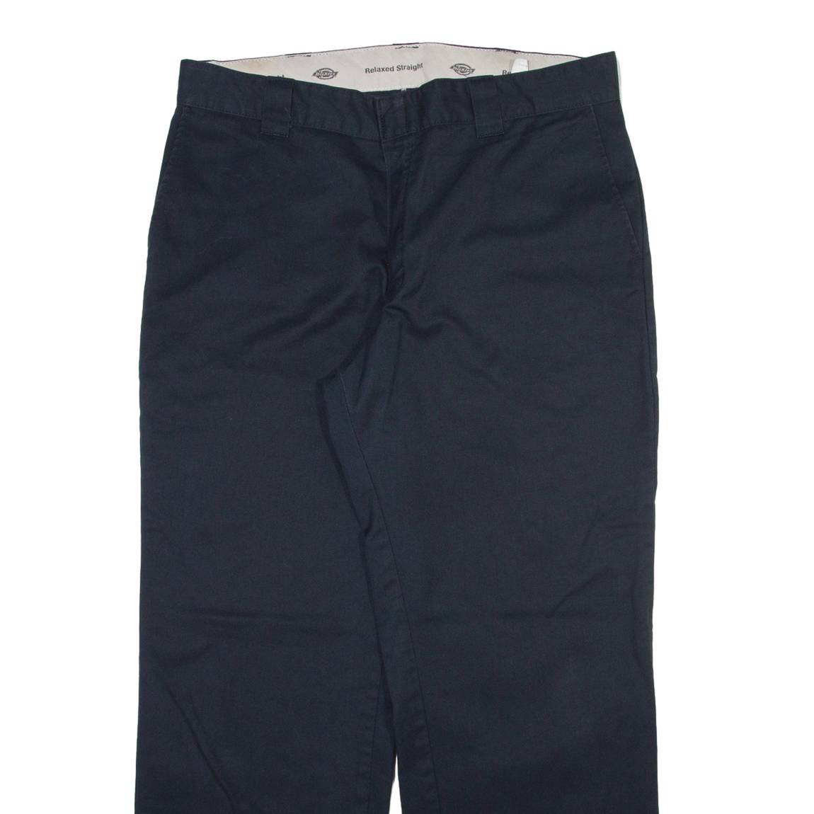 DICKIES Mens Trousers Black Relaxed Straight W38 L31