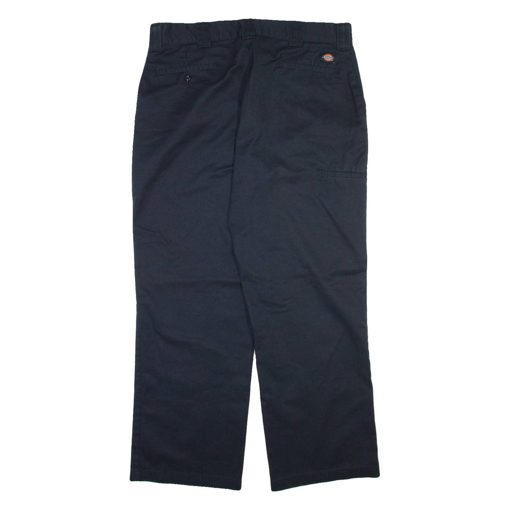 DICKIES Mens Trousers Black Relaxed Straight W38 L31