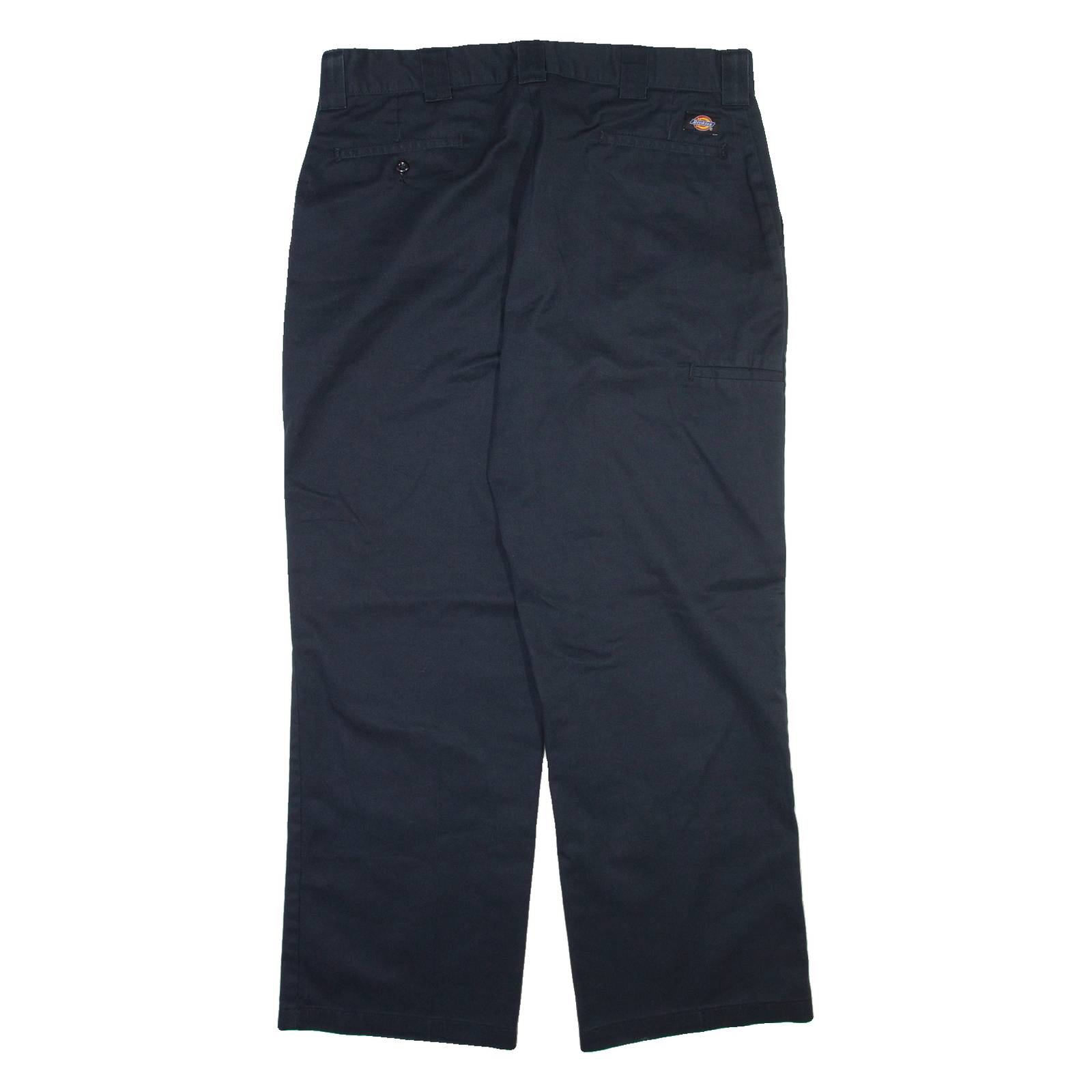 DICKIES Mens Trousers Black Relaxed Straight W38 L31