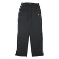 CHAMPION Mens Joggers Black With White Stripe Regular Tapered L W28 L31