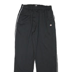 CHAMPION Mens Joggers Black With White Stripe Regular Tapered L W28 L31