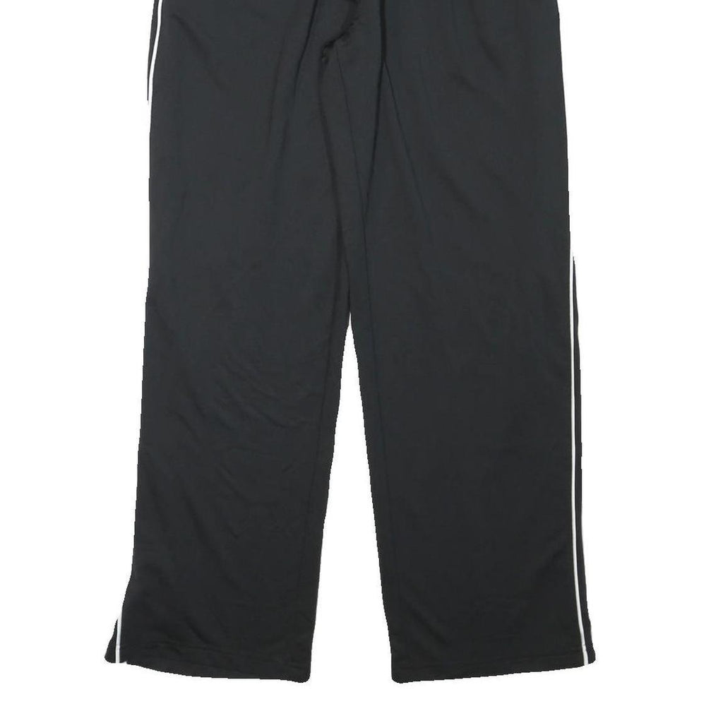 CHAMPION Mens Joggers Black With White Stripe Regular Tapered L W28 L31