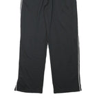 CHAMPION Mens Joggers Black With White Stripe Regular Tapered L W28 L31