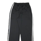 CHAMPION Mens Joggers Black With White Stripe Regular Tapered L W28 L31