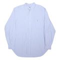 RALPH LAUREN Mens Blue Shirt XL Button-Down Collar Long Sleeve Casual Cotton