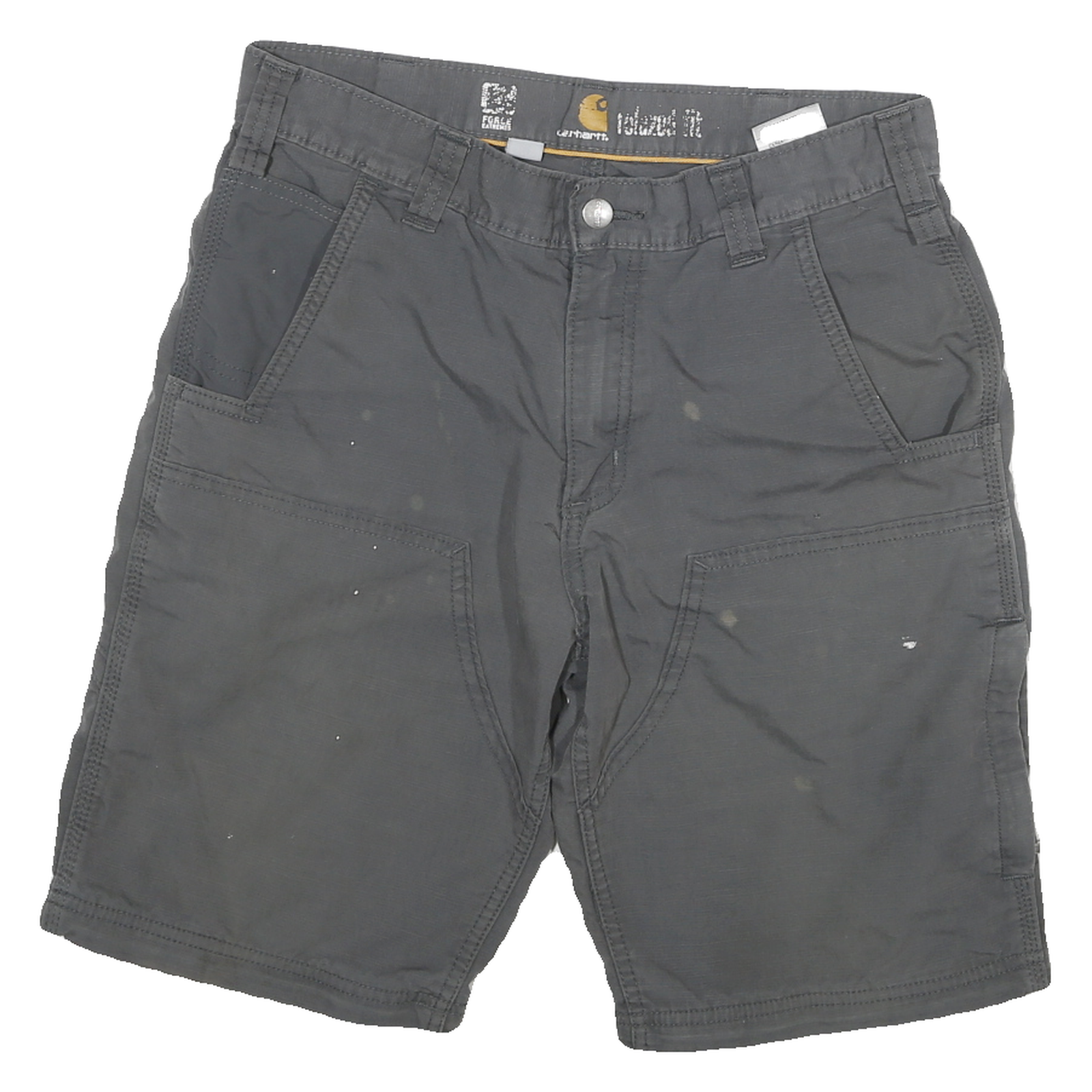 CARHARTT Mens Shorts Grey Casual Cotton Blend M W30 Workwear Utility