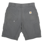 CARHARTT Mens Shorts Grey Casual Cotton Blend M W30 Workwear Utility