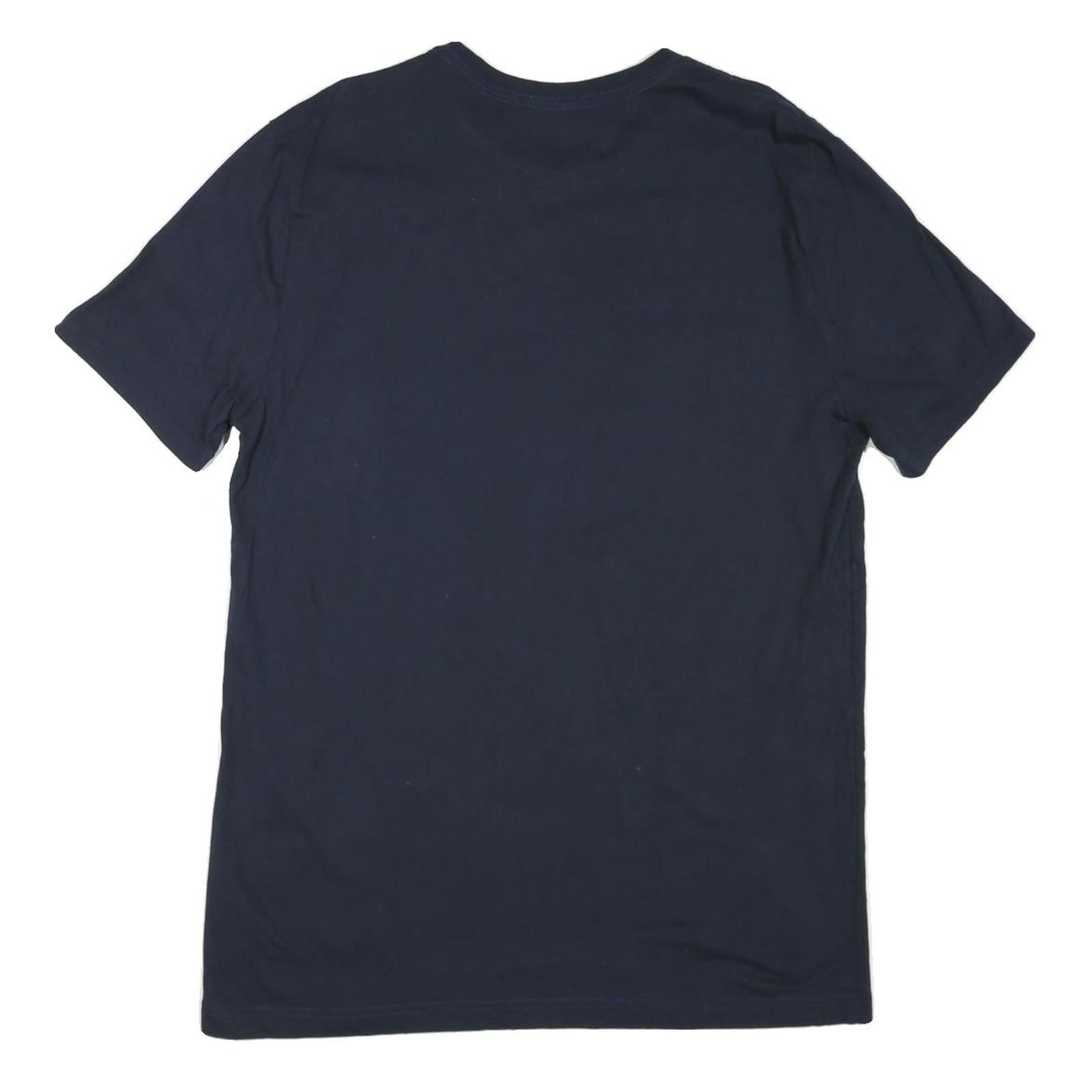 NAUTICA Mens Navy Blue Sailing Yacht Club Graphic T-Shirt XL Short Sleeve Crew