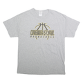 GILDEN Mens Grey Concordia St Paul Basketball Graphic T-Shirt L Short Sleeve