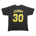 STEPHEN CURRY Mens Black Graphic T-Shirt XL Short Sleeve Crew Neck Basketball