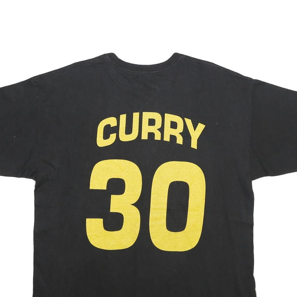 STEPHEN CURRY Mens Black Graphic T-Shirt XL Short Sleeve Crew Neck Basketball