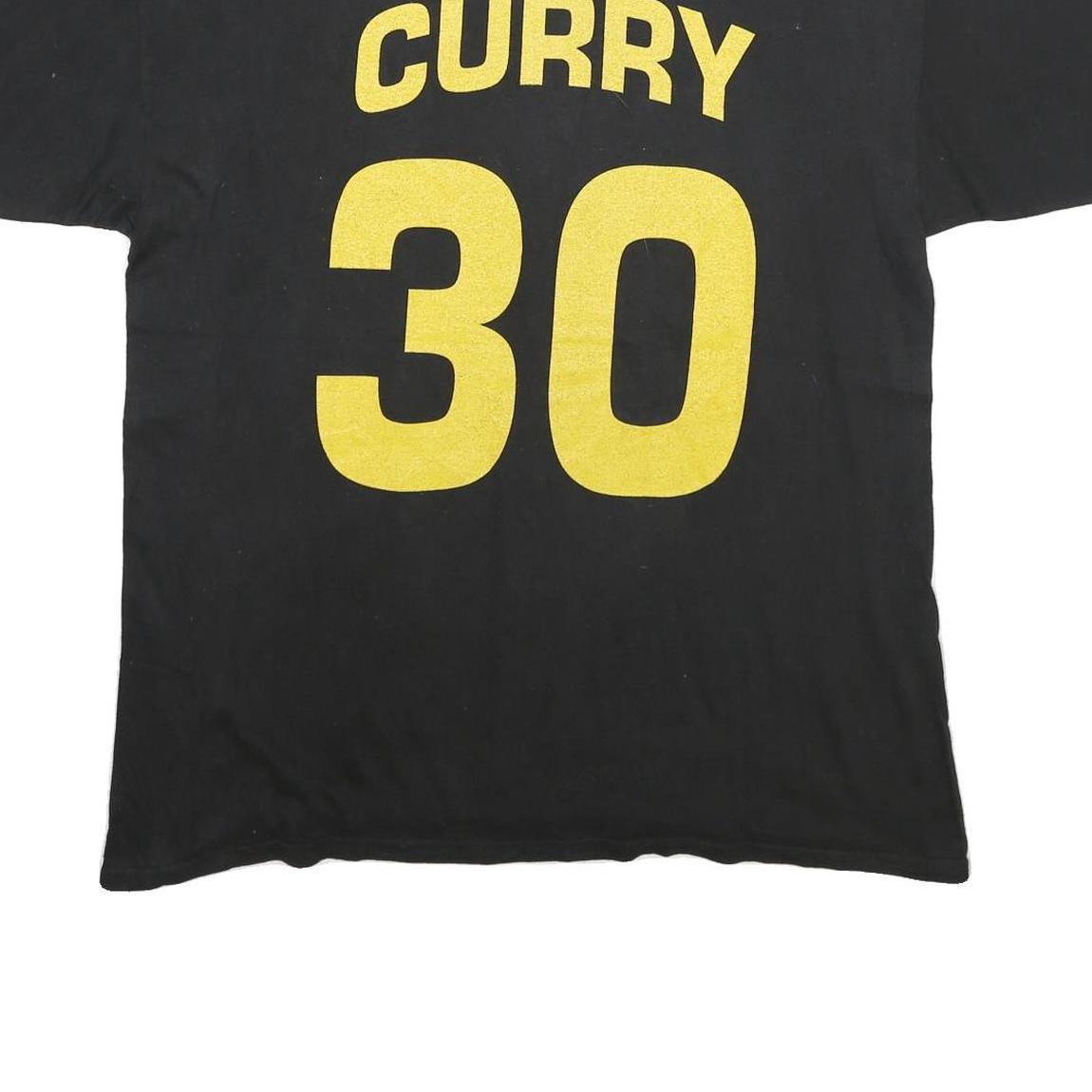 STEPHEN CURRY Mens Black Graphic T-Shirt XL Short Sleeve Crew Neck Basketball