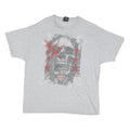 HARLEY DAVIDSON Mens Grey Skull Graphic T-Shirt XL Short Sleeve Crew Neck
