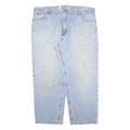 CARHARTT Mens Jeans Blue Loose Straight Denim Medium W46 L32 Workwear
