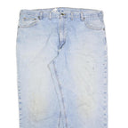 CARHARTT Mens Jeans Blue Loose Straight Denim Medium W46 L32 Workwear