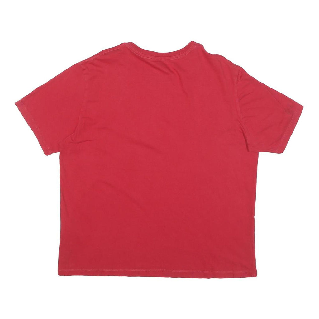 LEVI'S Mens Red Graphic T-Shirt XL Short Sleeve Crew Neck Cotton Blend