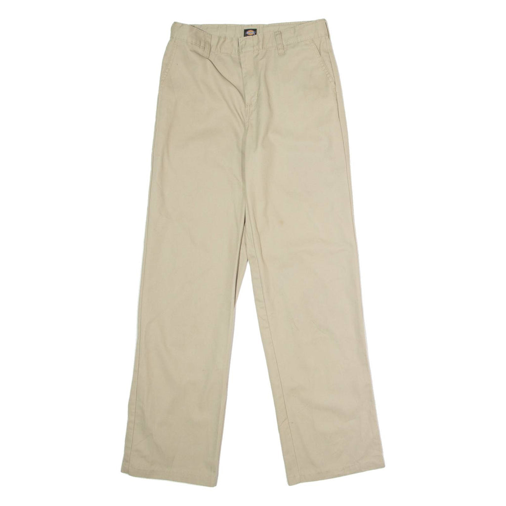 DICKIES Workwear Womens Trousers Beige Regular Straight W28 L30