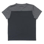BERGHAUS Boys Grey & Black Polyester T-Shirt 13Y Short Sleeve Crew Neck Logo