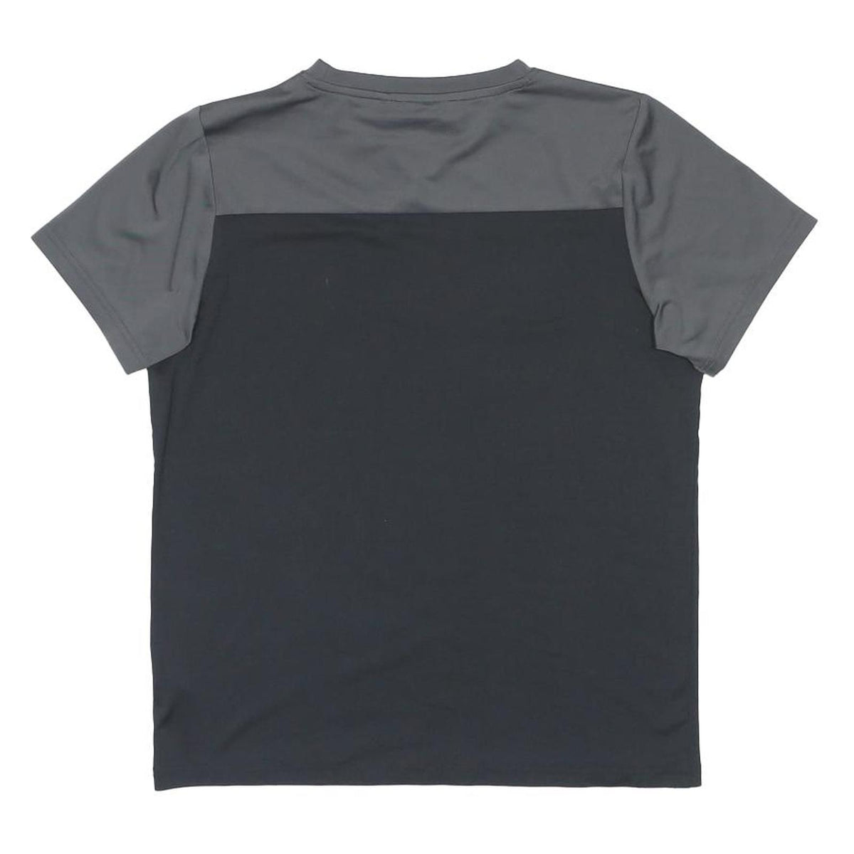 BERGHAUS Boys Grey & Black Polyester T-Shirt 13Y Short Sleeve Crew Neck Logo